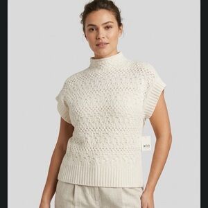 a.n.a Women's Off-White Cowl Neck Sweater